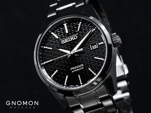 Presage Automatic Sharp Edged Blackout Ref. SARX091 – Gnomon Watches