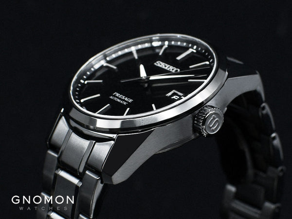 Presage Automatic Sharp Edged Blackout Ref. SARX091 – Gnomon Watches