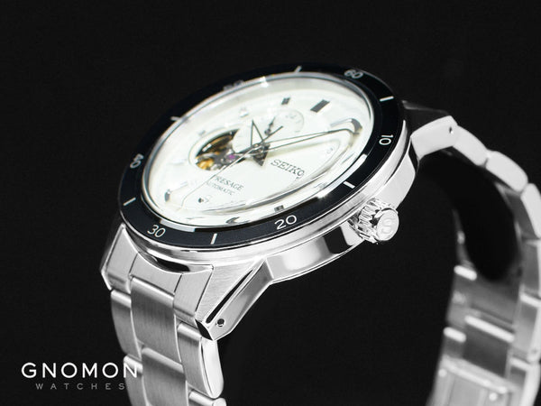 Presage “Style60's” Series Open-Heart White Ref. SARY189 – Gnomon Watches