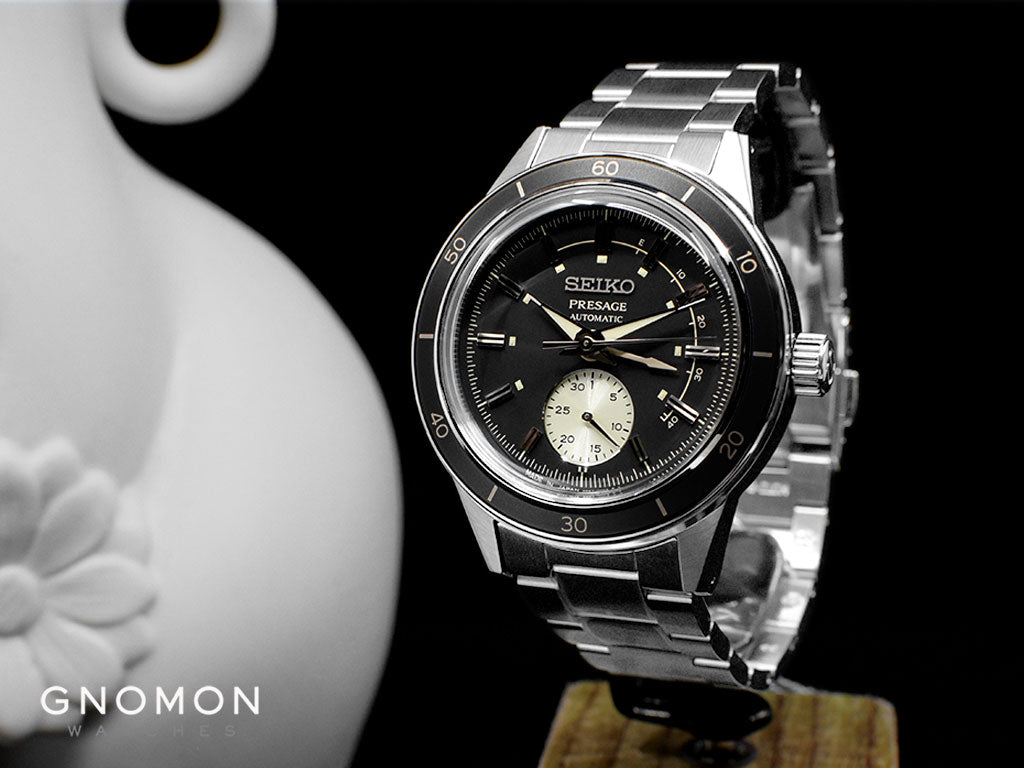 Presage “Style60's” Power Reserve Black Ref. SARY211 – Gnomon Watches