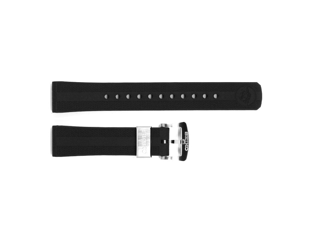 Seiko Black Rubber Strap for Prospex SBDC101/105/109/111/123 - 20mm Re –  Gnomon Watches