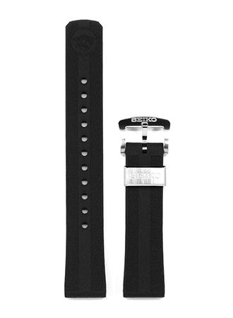 Seiko Black Rubber Strap for Prospex SBDC101/105/109/111/123 - 20mm Re –  Gnomon Watches