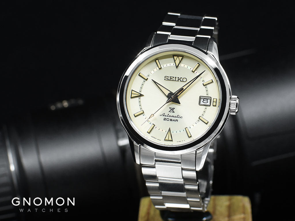 Prospex 1959 Alpinist Re-Interpretation Cream White - Bracelet Ref. SB –  Gnomon Watches