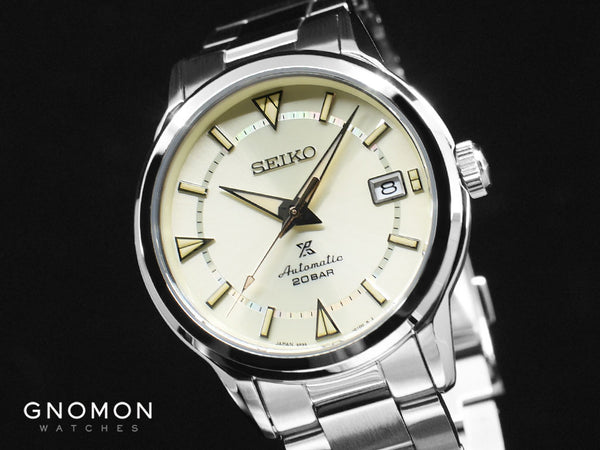 Prospex 1959 Alpinist Re-Interpretation Cream White - Bracelet Ref. SB –  Gnomon Watches