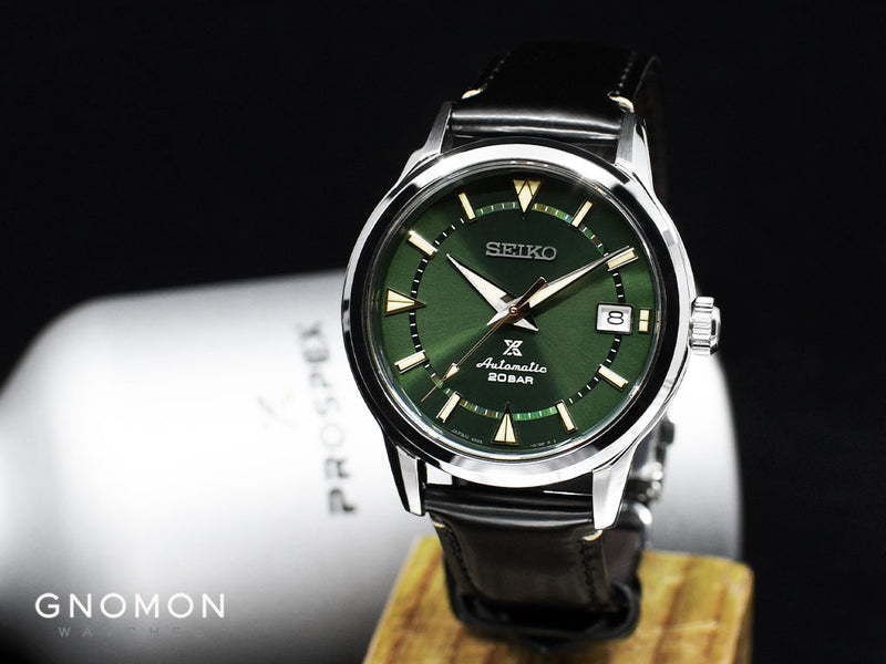Prospex 1959 Alpinist Re-Interpretation Forest Green - Leather Ref. SB –  Gnomon Watches