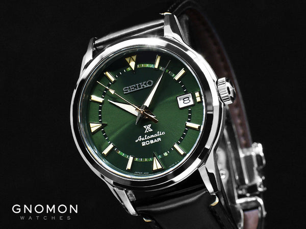 Prospex 1959 Alpinist Re-Interpretation Forest Green - Leather Ref. SB –  Gnomon Watches