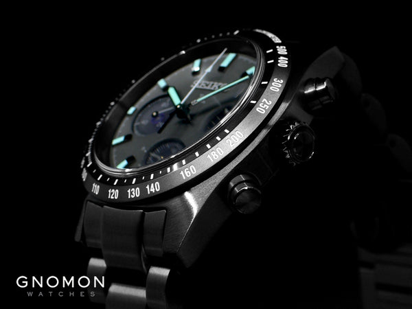 Prospex Speedtimer Solar Chronograph The Black Series Ref. SBDL103 – Gnomon  Watches