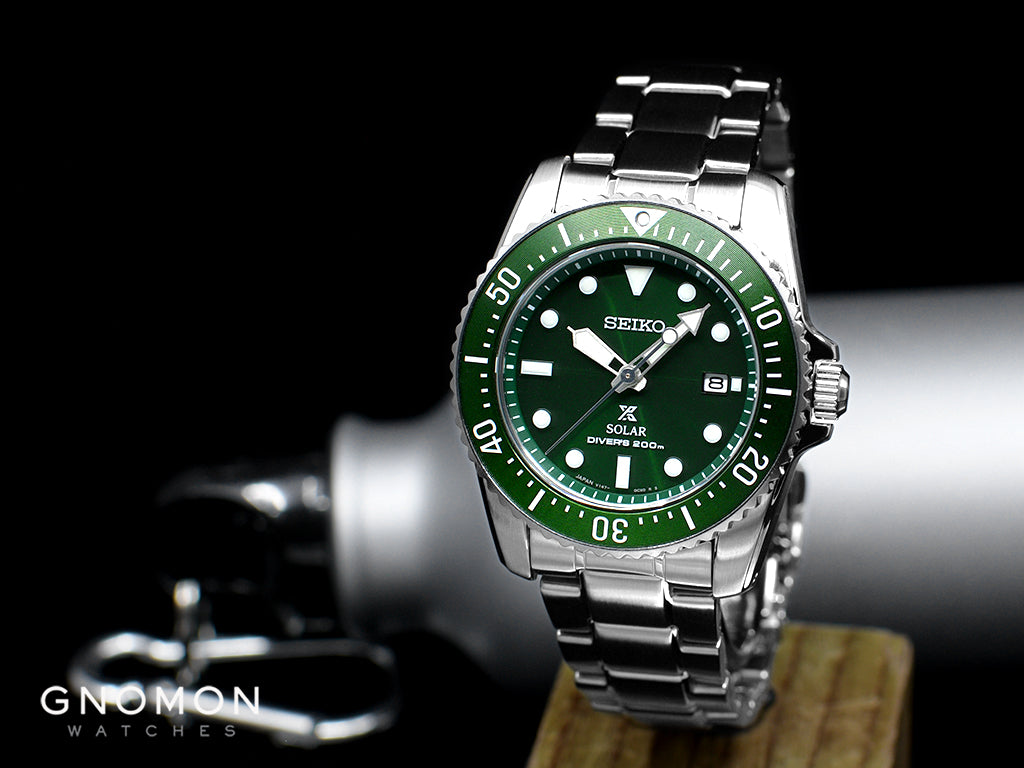 Prospex 200M Diver Scuba Solar Green Ref. SBDN077 – Gnomon Watches