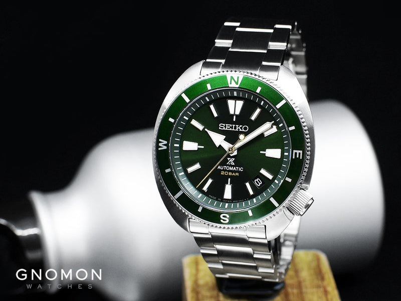 Prospex Automatic Land Edition “Tortoise” Green Ref. SBDY111 – Gnomon  Watches