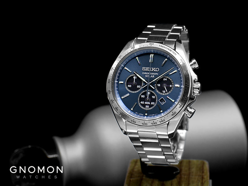 Selection Solar Chronograph Blue Ref. SBPY163 – Gnomon Watches