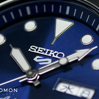 Seiko 5 Sports “Sports Style” Blue 40 Ref. SBSA043 – Gnomon Watches