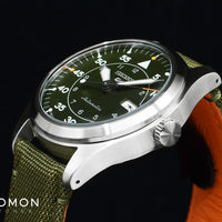 Seiko 5 Sports “Street Style” Flieger Khaki Green Ref. SBSA141 – Gnomon  Watches