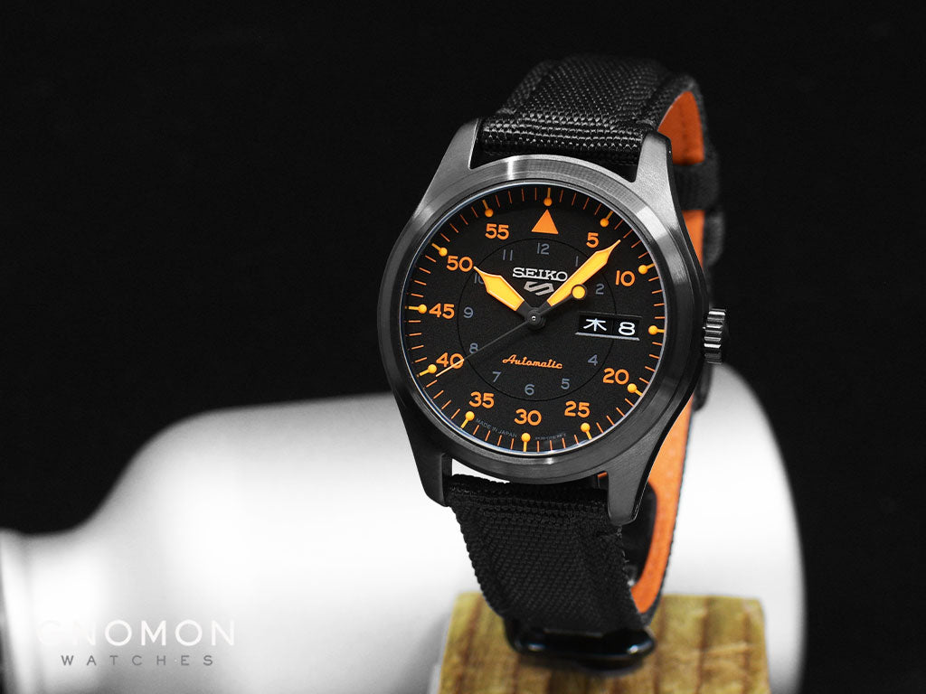Seiko 5 Sports “Street Style” Flieger Black Ref. SBSA143 – Gnomon Watches