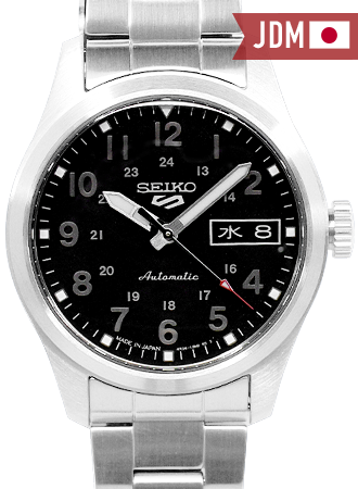 Seiko 5 Sports “Field Sports Style” Automatic 36 Black Ref. SBSA197