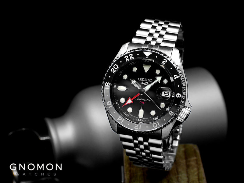 Seiko 5 Sports GMT Series Black Ref. SBSC001 – Gnomon Watches