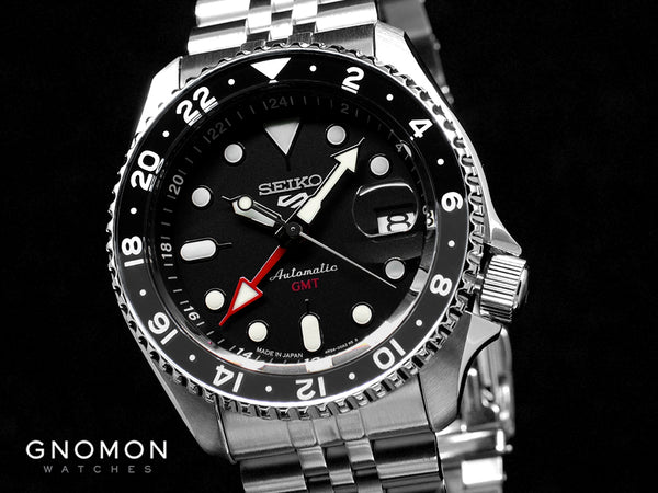 Seiko 5 Sports GMT Series Black Ref. SBSC001