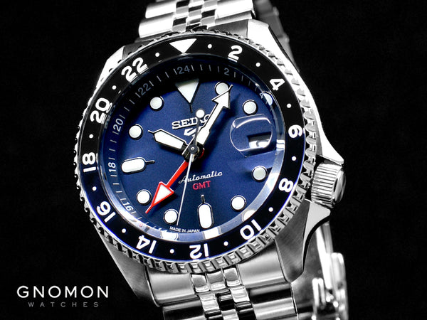 Seiko 5 Japan Seiko 5 Sports GMT Series Blue Ref. SBSC003