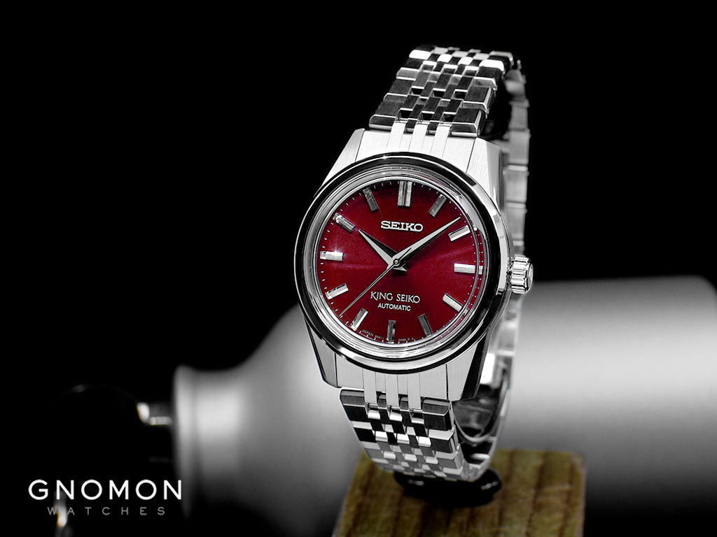 King Seiko Mechanical Automatic Burgundy Ref. SDKS009 – Gnomon Watches