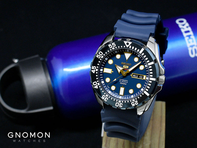 seiko 5 sports diver blue