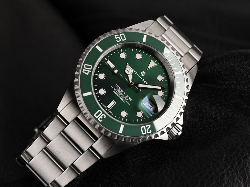 Steinhart Ocean One Double Vert Céramique Premium