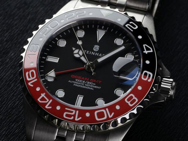 Steinhart Ocean 39 GMT Black/Red Ceramic 2