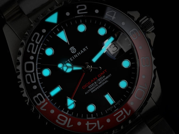 Ocean 39 GMT Black/Red Ceramic