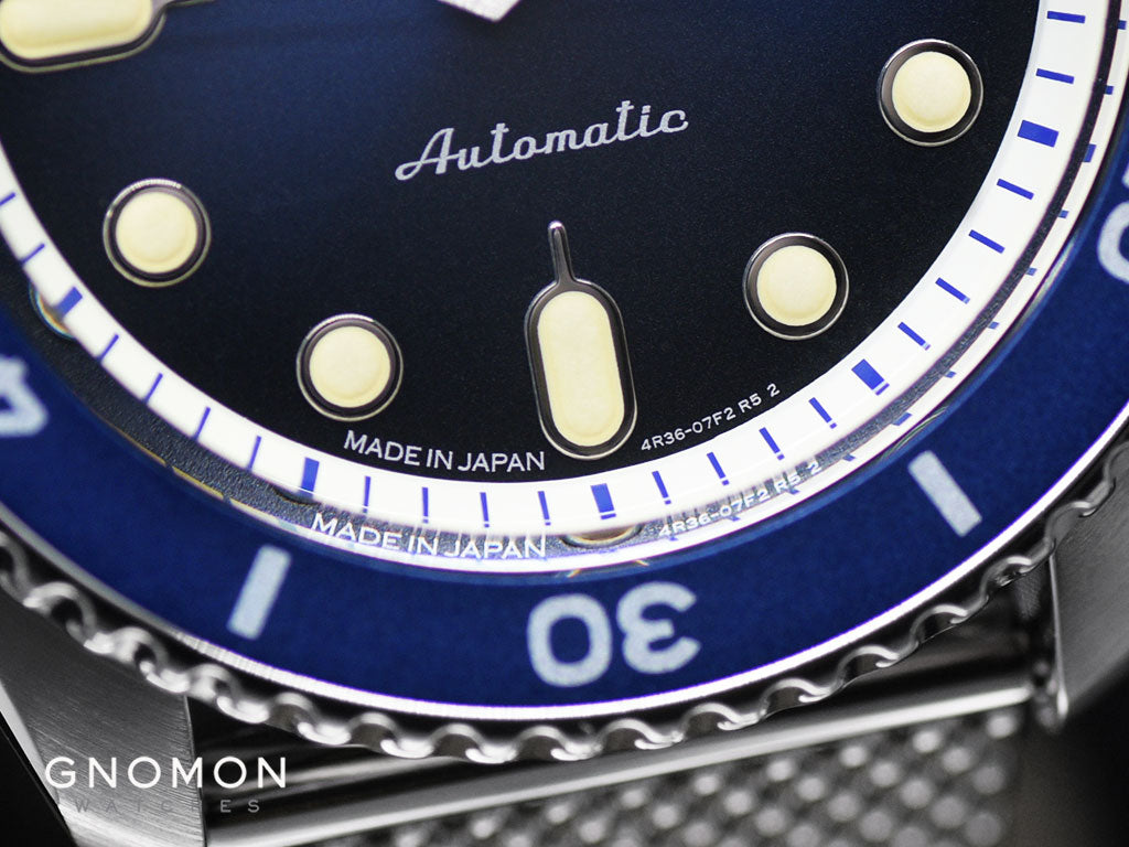 Seiko 5 “Suits Style” Vintage Blue Ref. – Gnomon Watches