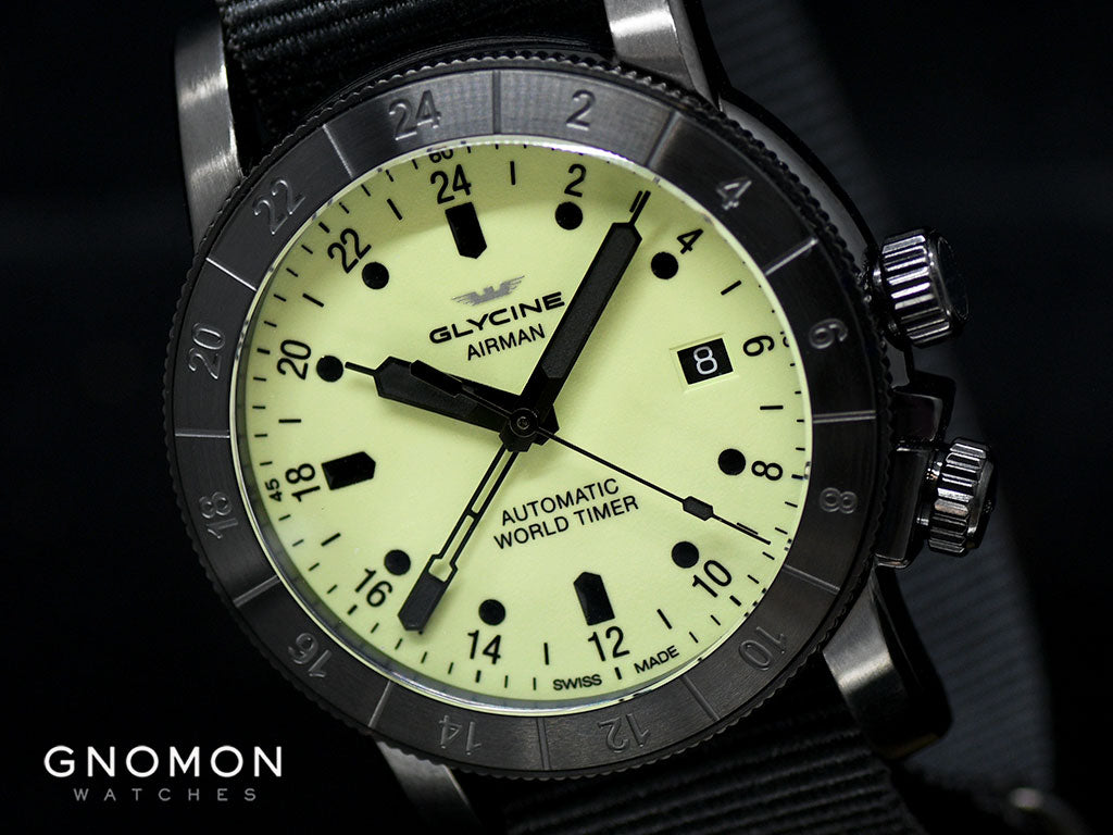 Glycine Airman 42 Double Twelve GMT Datum Automatik GL0061 on Vimeo