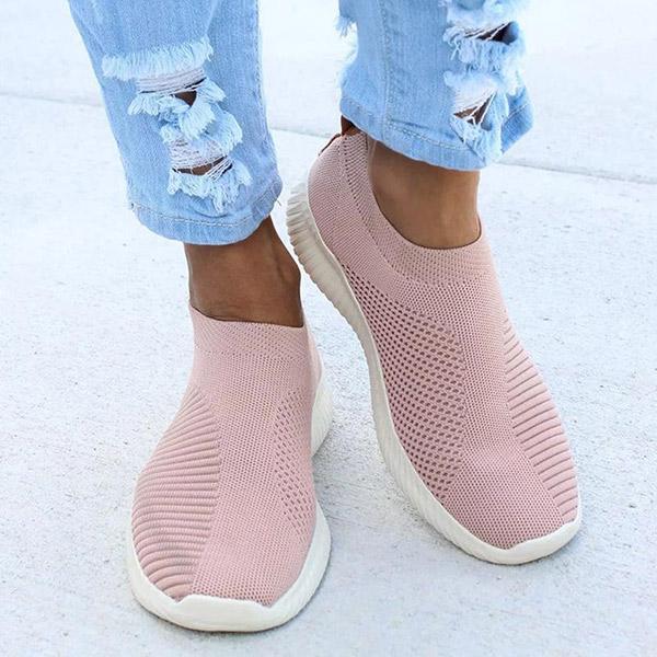 breathable jackeline slip on sneakers