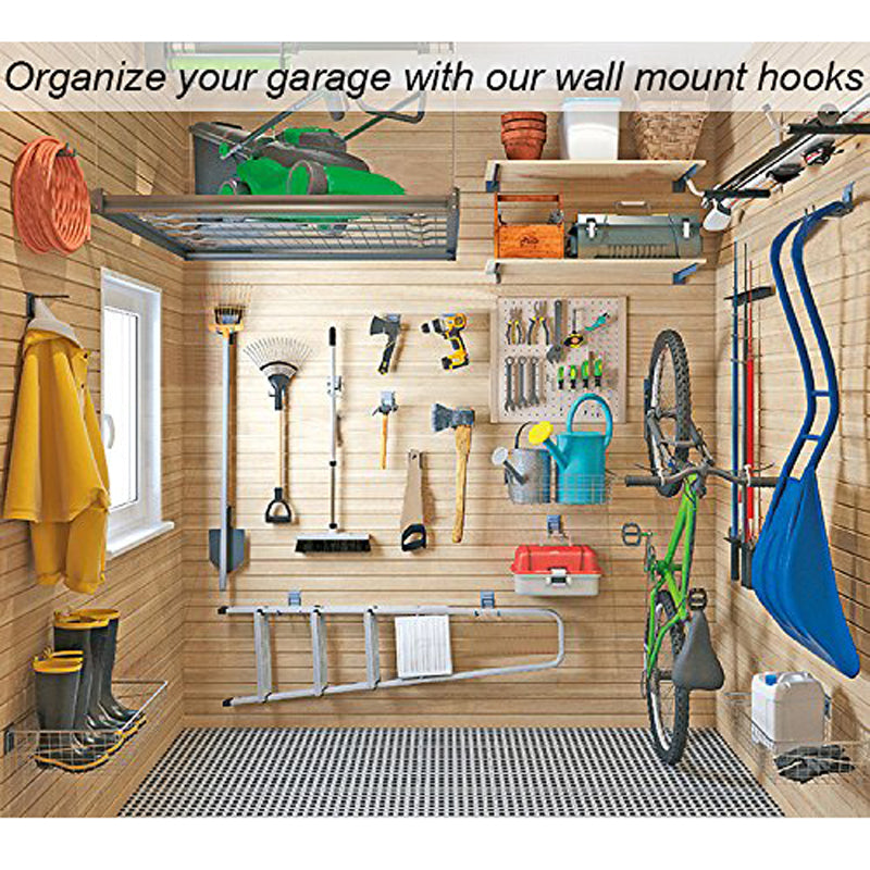 Hardware 8088e Heavy Duty Steel Garage Storage Utility Hooks