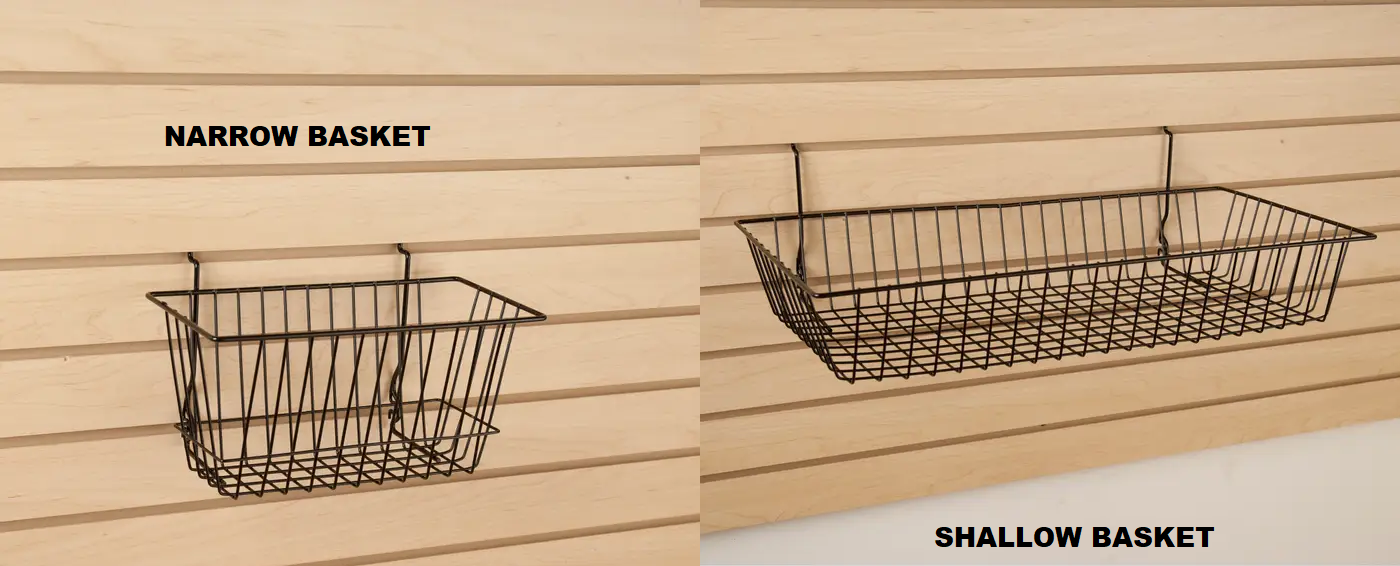 Narrow & Shallow Basket