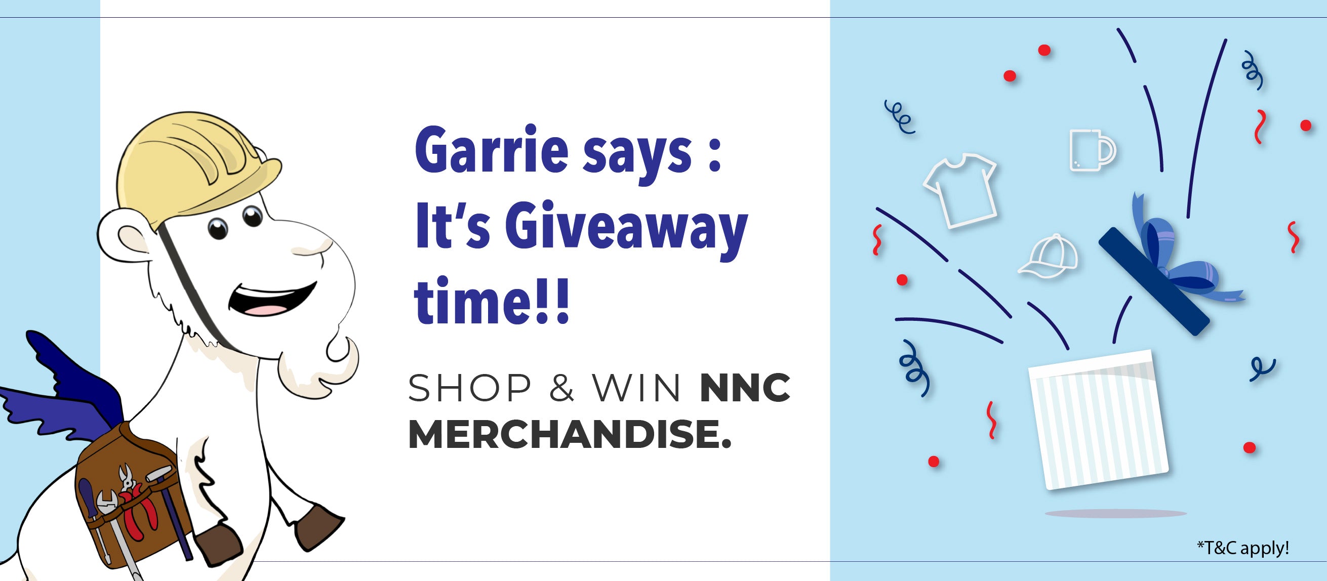 Shop & win NNC Merchandise