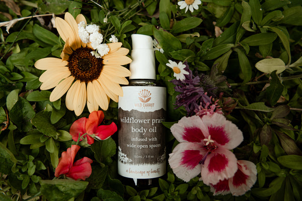 wildflower prairie body oil