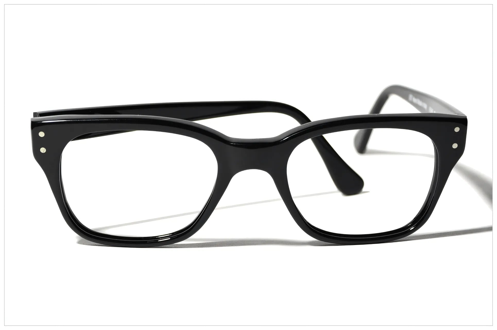 Modello stile unisex occhiali da vista neri e di tendenza
