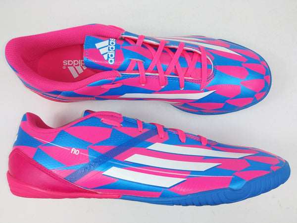 adidas f10 pink and blue