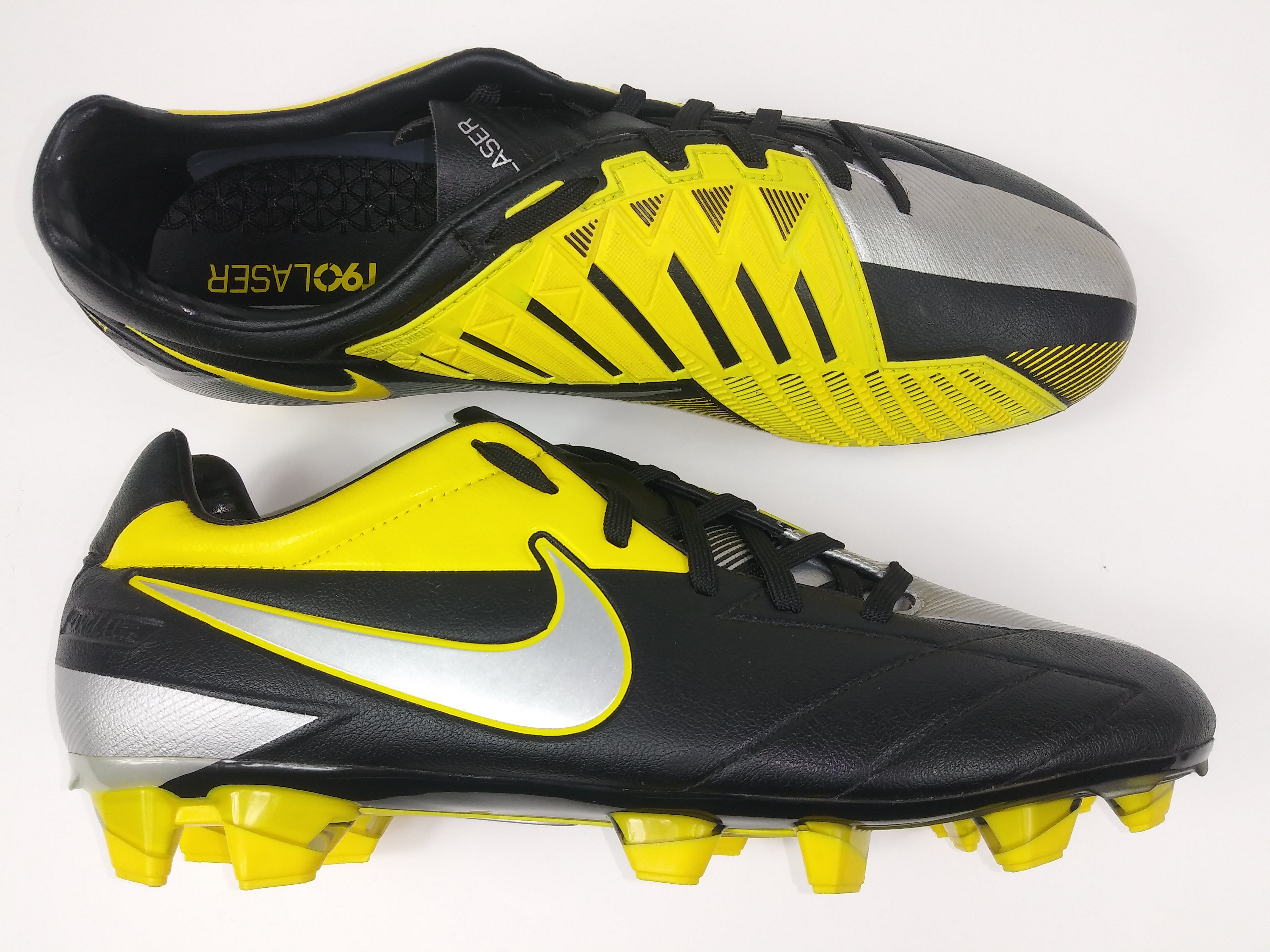 nike t90 yellow black