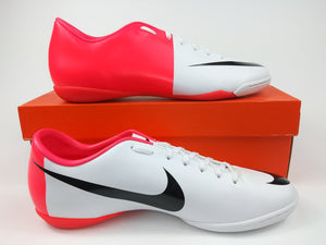 nike mercurial pink and white