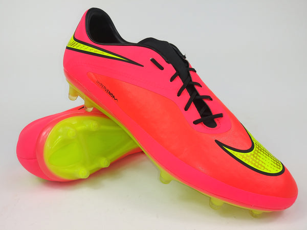 pink and yellow football cleats
