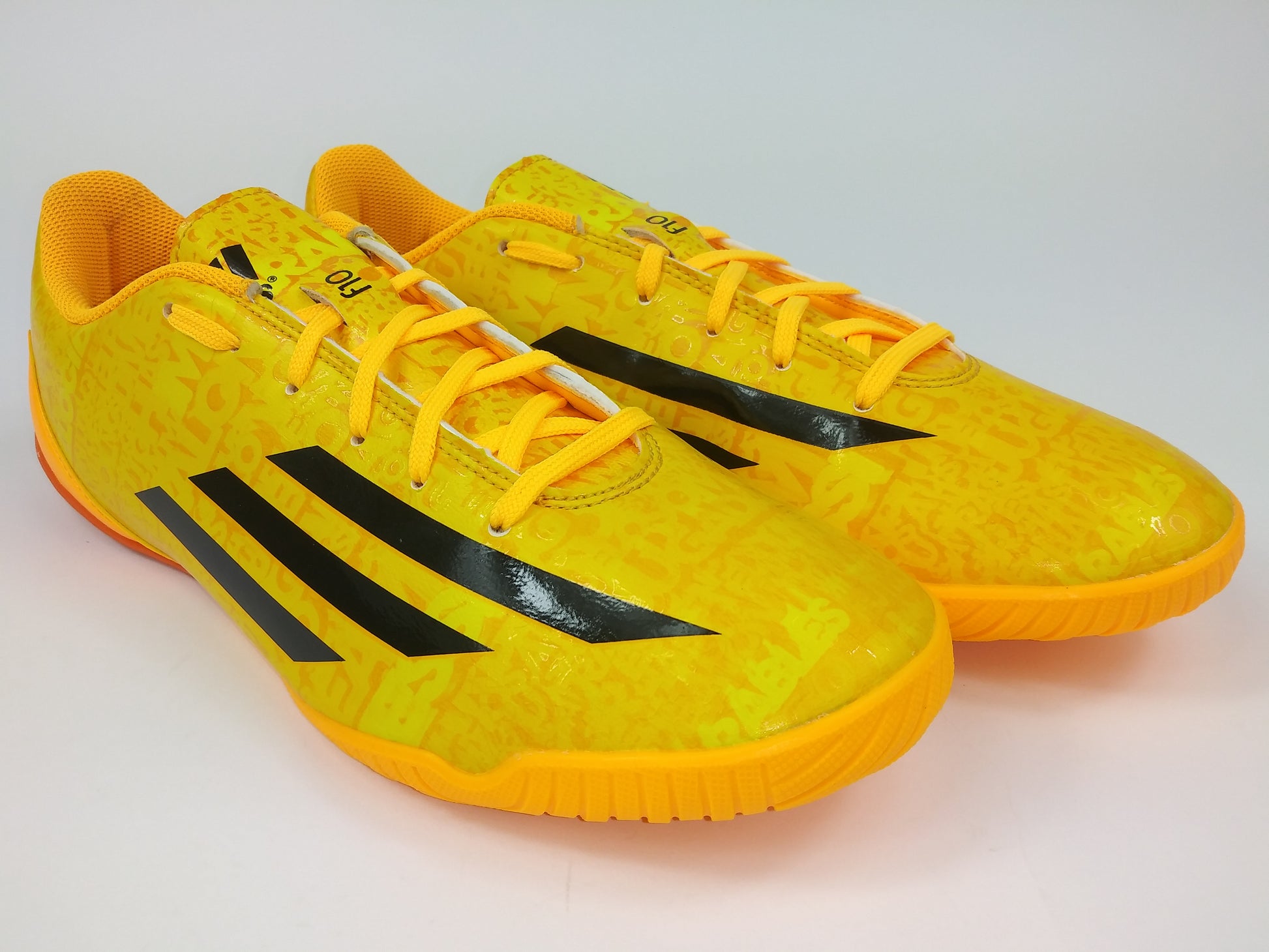Horen van Knikken Diploma Adidas F10 IN Messi Indoor Shoes Yellow – Villegas Footwear