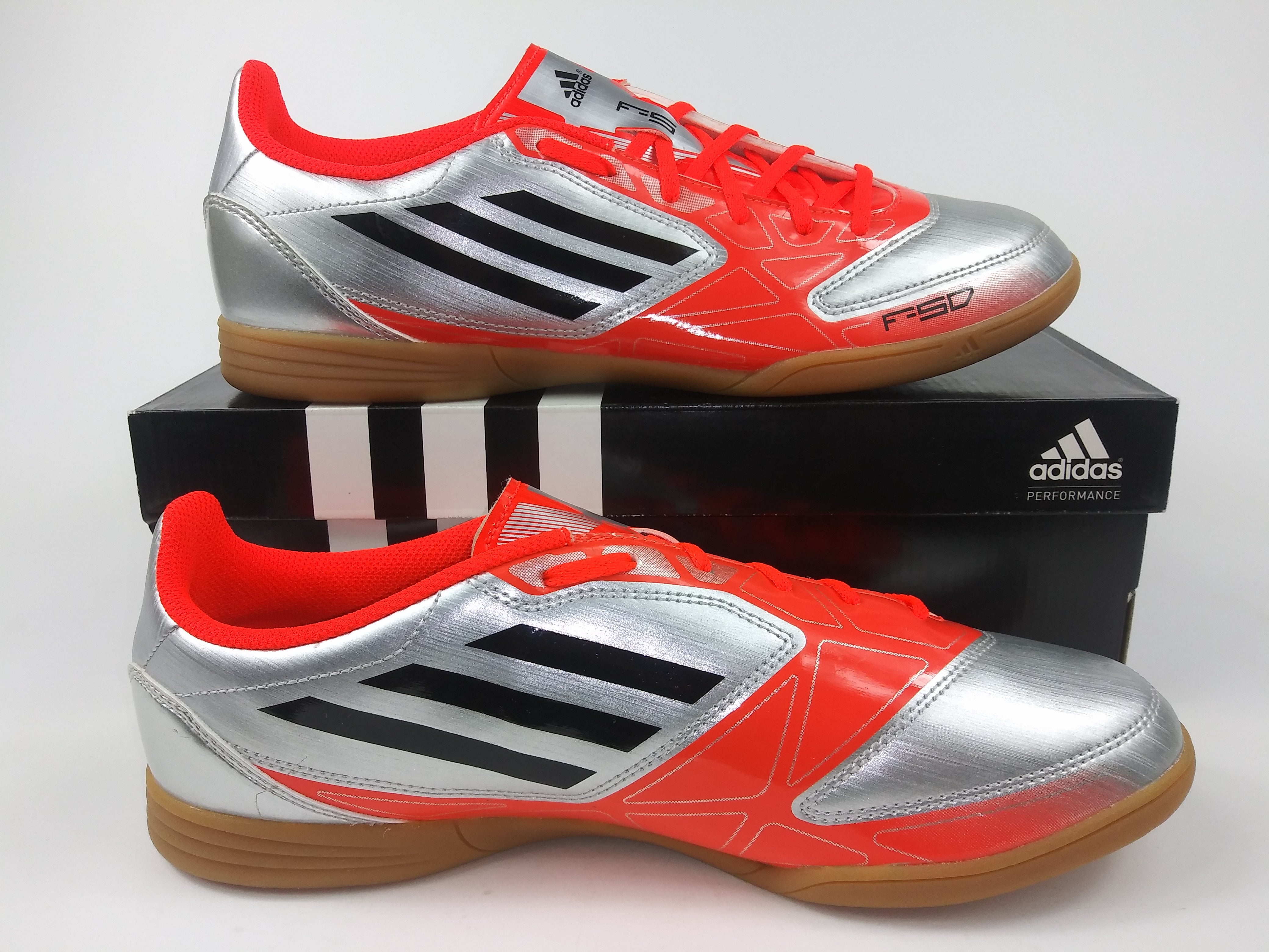 Adidas F5 IN Silver Red Black Indoor 