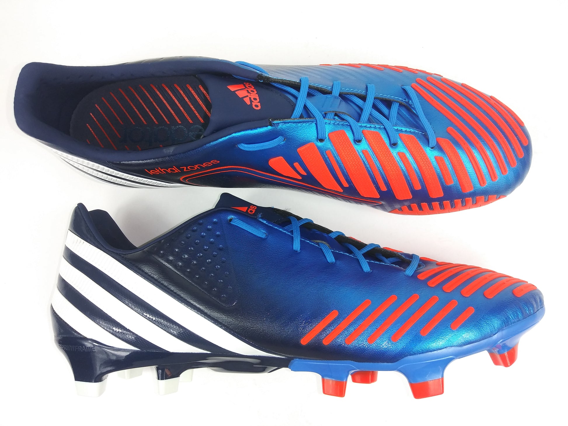 Adidas Predator LZ TRX FG Blue Orange Villegas Footwear
