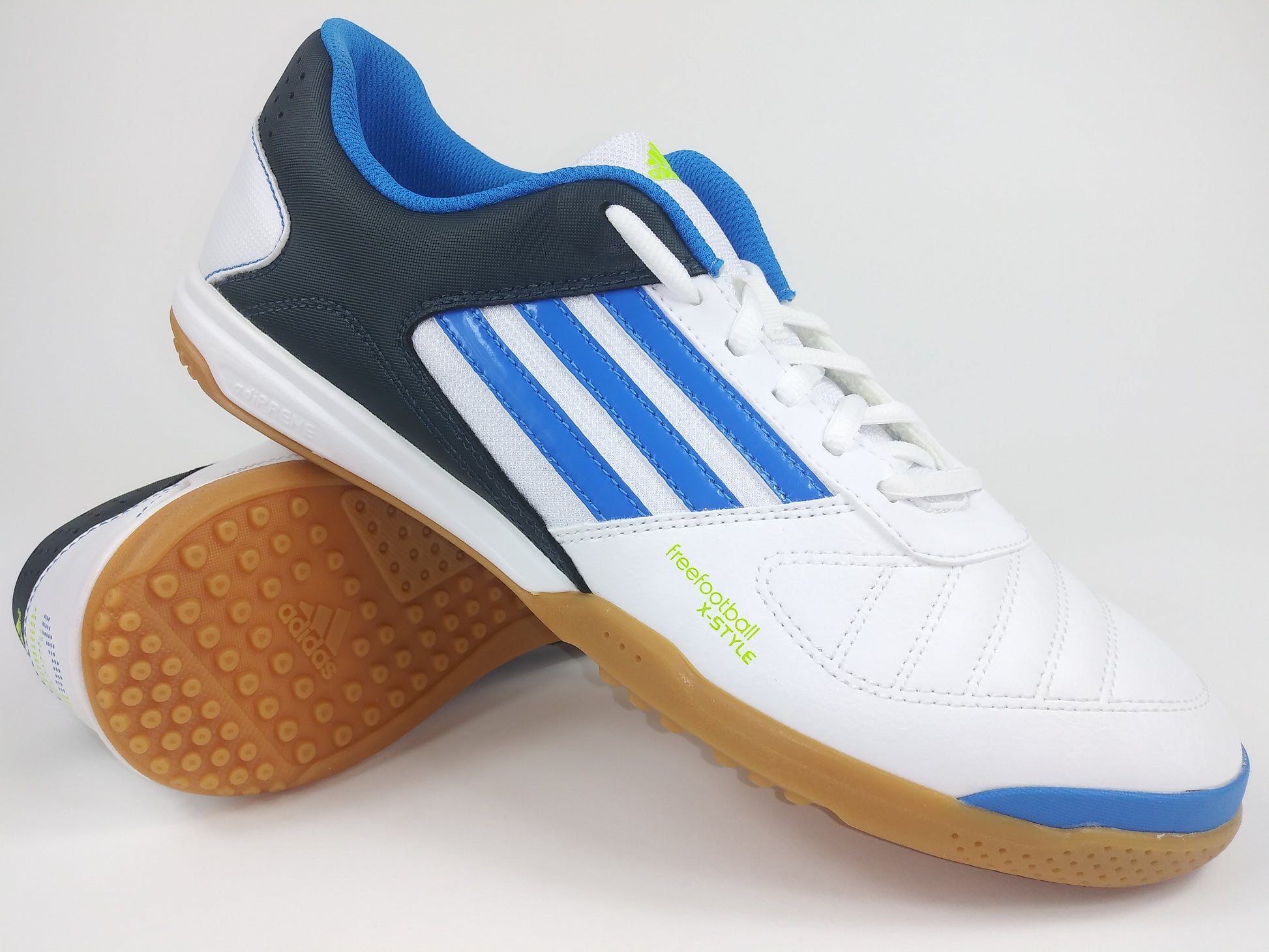 Préstamo de dinero Factibilidad sexual Adidas FreeFootball x-style Indoor Shoes White Blue – Villegas Footwear