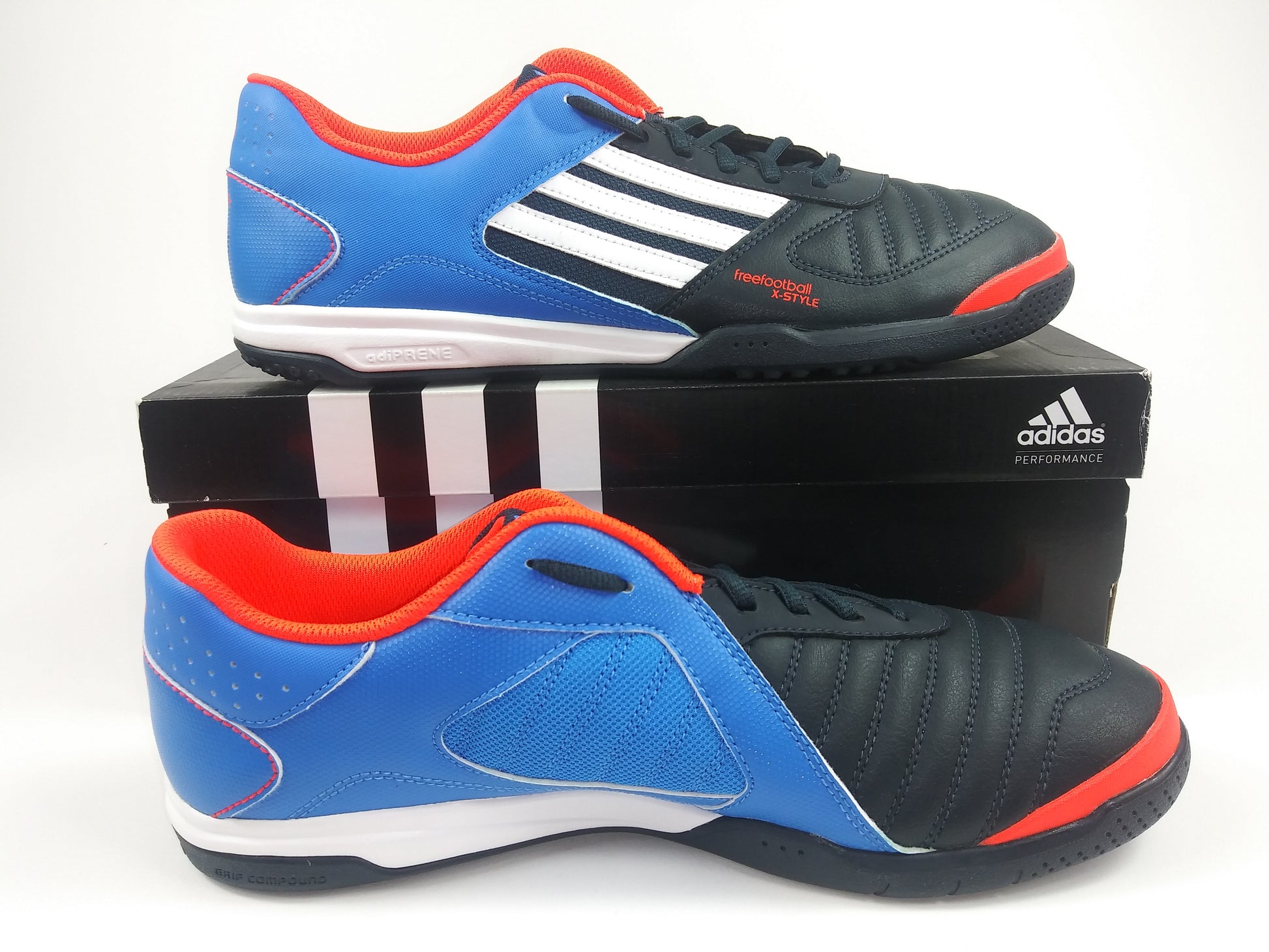 proporcionar Detector acumular Adidas FreeFootball x-style Indoor Shoes Blue Black – Villegas Footwear