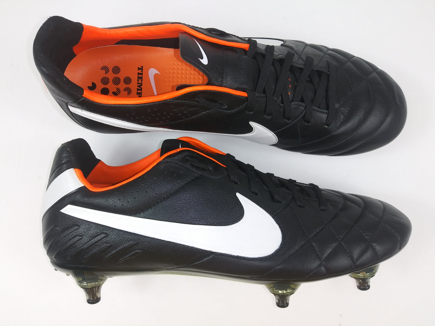 Herhaald bende Vermelding Nike Tiempo Legend IV SG Black Orange – Villegas Footwear