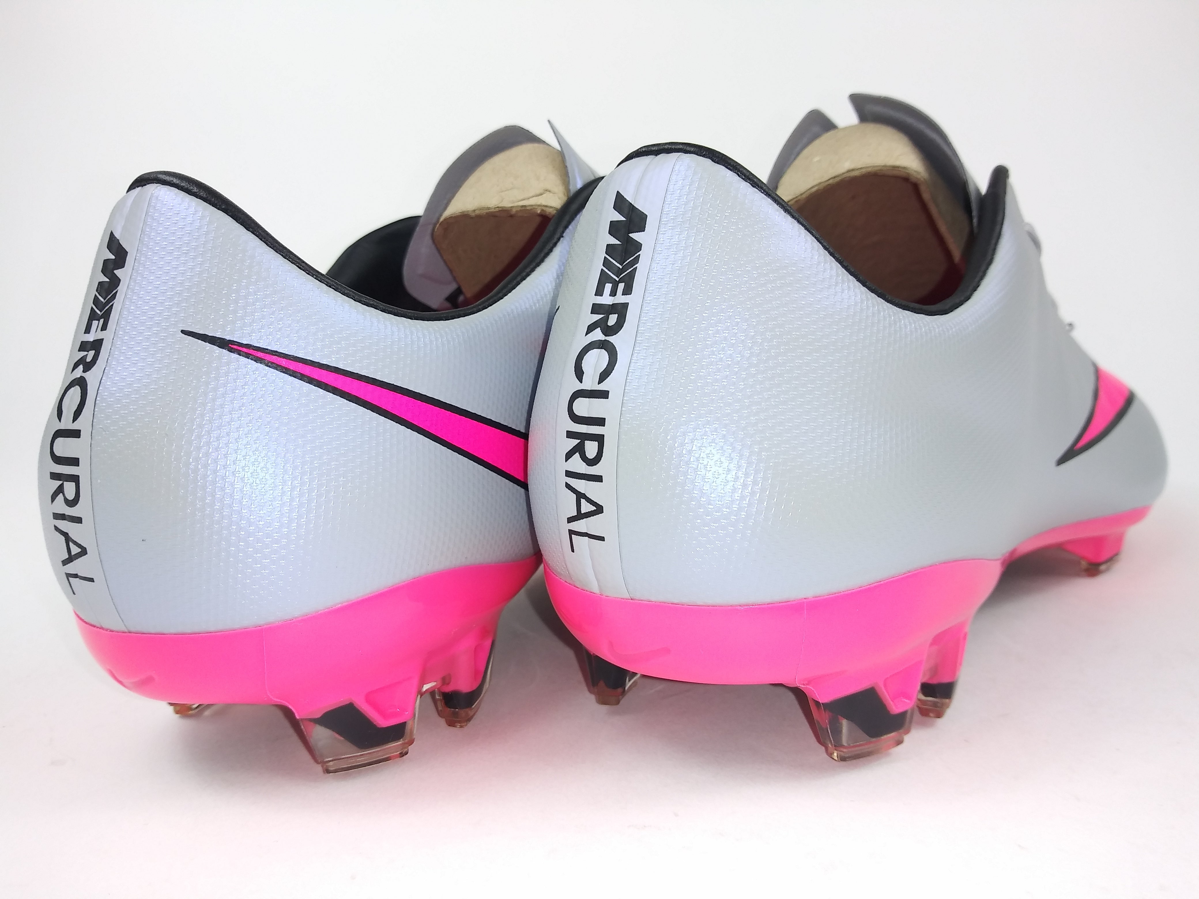 nike mercurial gray and pink