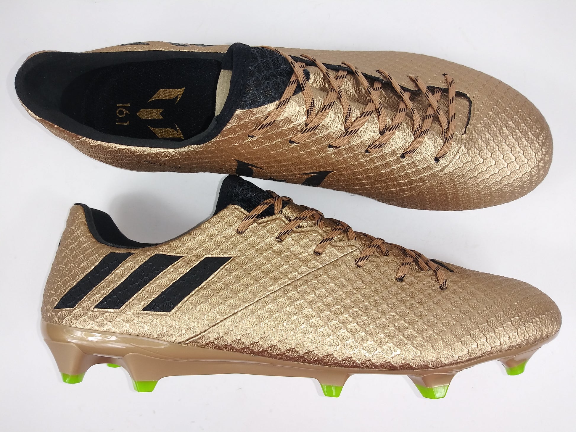 Messi 16.1 FG Brown Gold Villegas Footwear