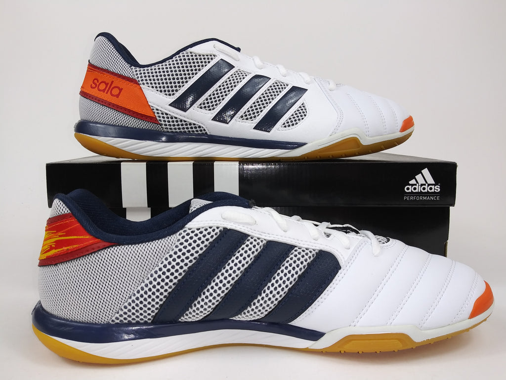 Adidas freefootball TopSala Indoor Shoes White Navy – Villegas Footwear