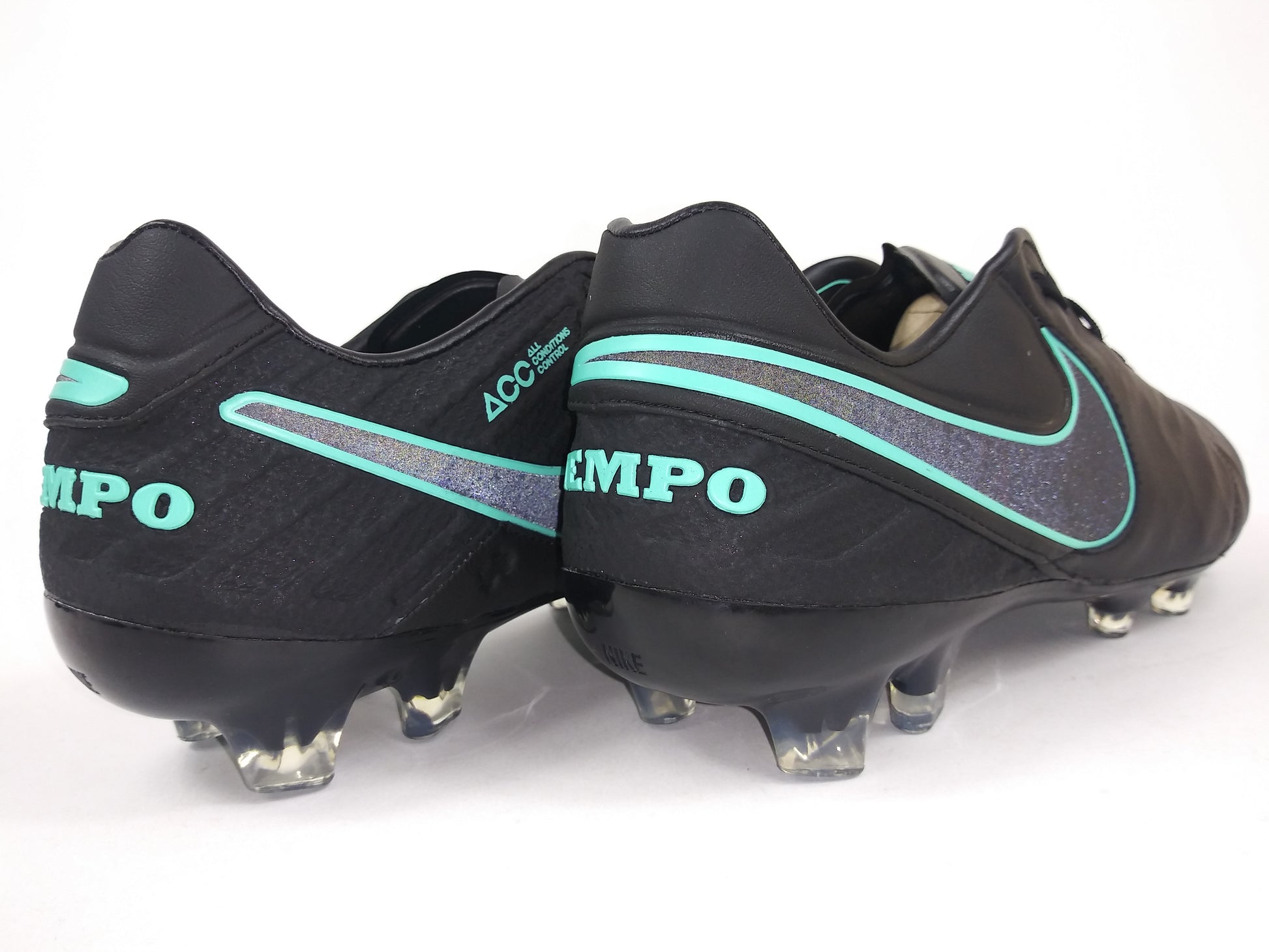 Luipaard Arbeid Aquarium Nike Tiempo Legend VI FG Black Teal – Villegas Footwear