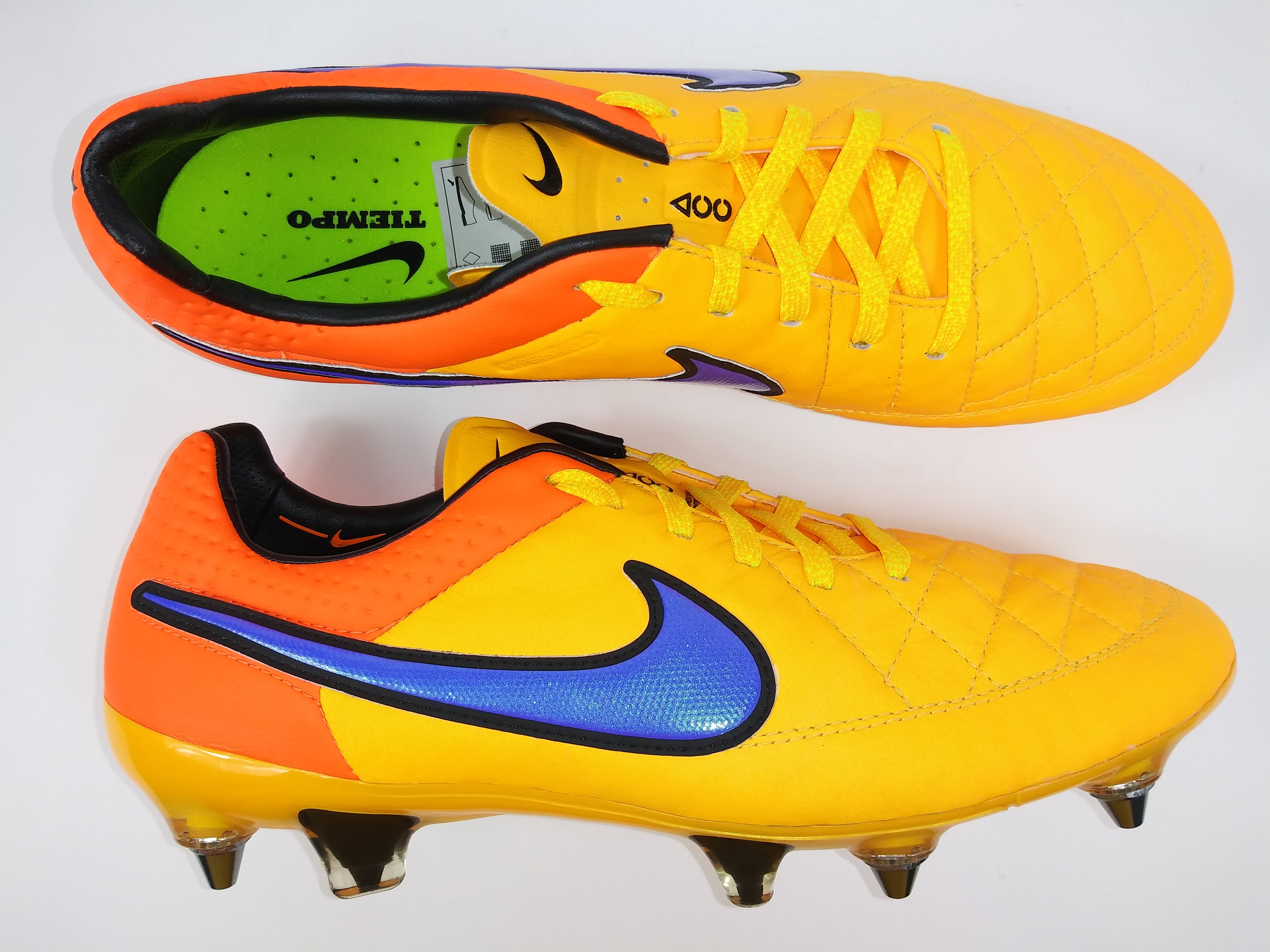 Nike Tiempo Legend V SG Pro Yellow Blue