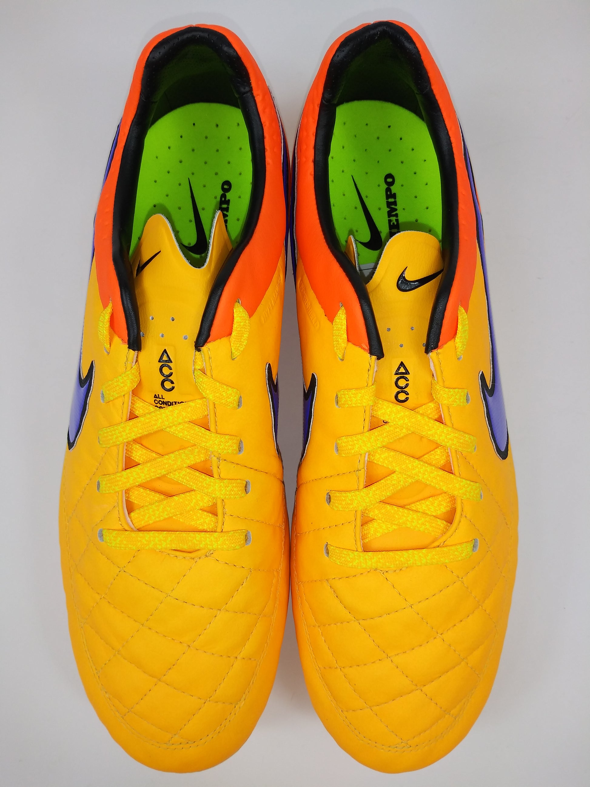 Nike Tiempo Legend V Pro Yellow Blue – Villegas Footwear